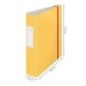 Pasta de Arquivo Leitz 180° Active Cosy 1038-00-19 A4 L82mm Amarelo