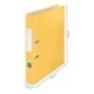 Pasta de Arquivo Leitz 180° Cosy 1062-00-19 A4 L52mm Amarelo Quente Pasta de Arquivo Leitz 180° Cosy 1062-00-19 A4 L52mm Amarelo Quente