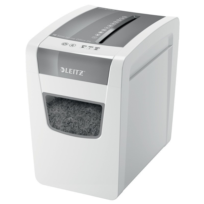Destruidora de Papel Leitz 8001-01-00 IQ Home Office Slim P4