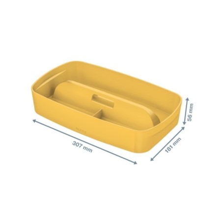 Caixa de Arrumação Leitz Cosy MyBox 5266-00-19 Amarelo/Cinzento