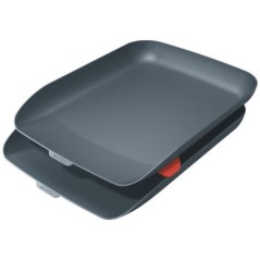 Tabuleiro de Secretária Leitz Cosy 5358-10-89 A4 PS Emb.2 Cinzento