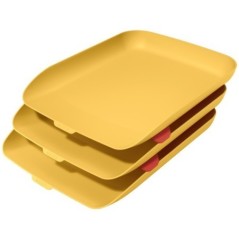 Tabuleiro de Secretária Leitz Cosy 5358-20-19 A4 PS Emb.3 Amarelo