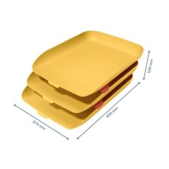 Tabuleiro de Secretária Leitz Cosy 5358-20-19 A4 PS Emb.3 Amarelo