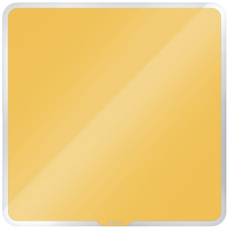Quadro Magnético Leitz Cosy Glass 7044-00-19 45x45cm Amarelo