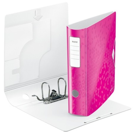 Pasta de Arquivo Leitz 180° Active WOW 1106-01-23 A4 L82mm Rosa