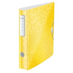 Pasta de Arquivo Leitz 180° Active WOW 1107-01-16 A4 L65mm Amarelo