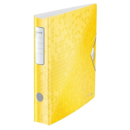 Pasta de Arquivo Leitz 180° Active WOW 1107-01-16 A4 L65mm Amarelo