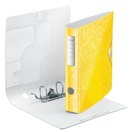 Pasta de Arquivo Leitz 180° Active WOW 1107-01-16 A4 L65mm Amarelo
