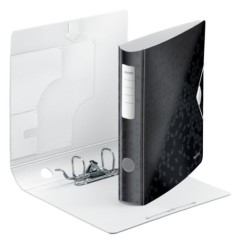 Pasta de Arquivo Leitz 180° Active WOW 1107-01-95 A4 L65mm Preto