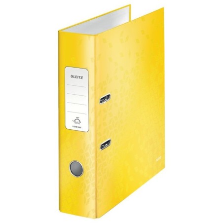 Pasta de Arquivo Leitz 180° WOW 1005-01-16 A4 L80mm Amarelo