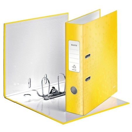 Pasta de Arquivo Leitz 180° WOW 1005-01-16 A4 L80mm Amarelo
