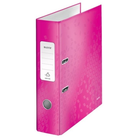 Pasta de Arquivo Leitz 180° WOW 1005-01-23 A4 L80mm Rosa
