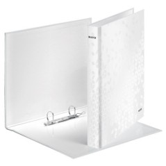 Dossier de Arquivo Leitz WOW 4241-01-01 A4+ L40mm 2xDØ25mm Branco