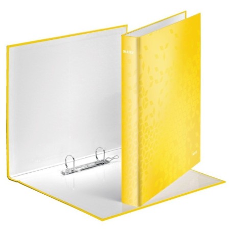 Dossier de Arquivo Leitz WOW 4241-01-16 A4+ L40mm 2xDØ25mm Amarelo