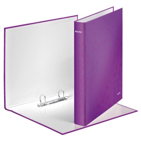 Dossier de Arquivo Leitz WOW 4241-01-62 A4+ L40mm 2xDØ25mm Violeta