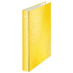 Dossier de Arquivo Leitz WOW 4242-01-16 A4+ L40mm 4xDØ25mm Amarelo
