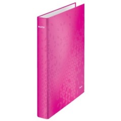 Dossier de Arquivo Leitz WOW 4242-01-23 A4+ L40mm 4xDØ25mm Rosa