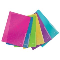 Bolsa de Arquivo Abertura L Leitz WOW 4050-01-99 A4 Sortido
