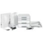 Pasta de Elásticos Leitz WOW 3982-01-01 A4 300g 3 Abas Branco Pérola Pasta de Elásticos Leitz WOW 3982-01-01 A4 300g 3 Abas Branco Pérola
