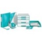 Pasta de Elásticos Leitz WOW 3982-01-51 A4 300g 3 Abas Turquesa Pasta de Elásticos Leitz WOW 3982-01-51 A4 300g 3 Abas Turquesa