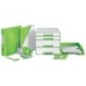 Pasta de Elásticos Leitz WOW 3982-01-54 A4 300g 3 Abas Verde Macã Pasta de Elásticos Leitz WOW 3982-01-54 A4 300g 3 Abas Verde Macã