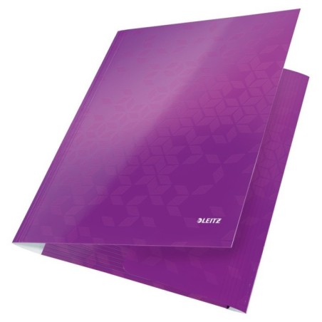 Pasta de Elásticos Leitz WOW 3982-01-62 A4 300g 3 Abas Violeta