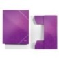 Pasta de Elásticos Leitz WOW 3982-01-62 A4 300g 3 Abas Violeta Pasta de Elásticos Leitz WOW 3982-01-62 A4 300g 3 Abas Violeta