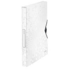 Pasta de Elásticos Leitz WOW 4629-01-01 A4 PP L30mm Branco Pérola