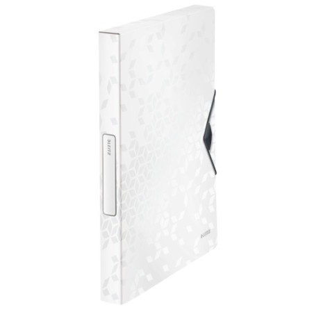 Pasta de Elásticos Leitz WOW 4629-01-01 A4 PP L30mm Branco Pérola
