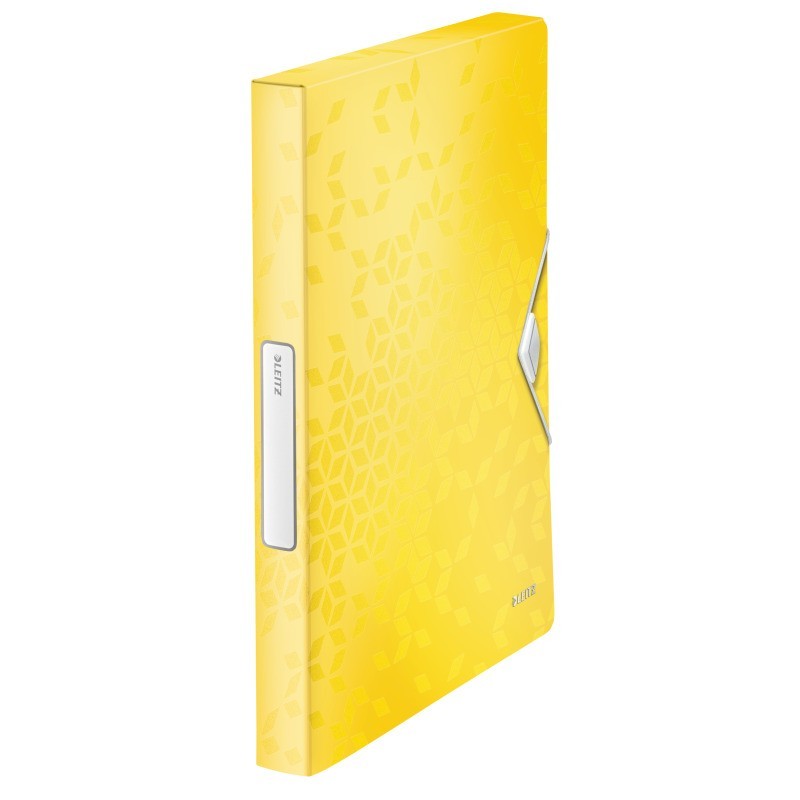 Pasta de Elásticos Leitz WOW 4629-01-16 A4 PP L30mm Amarelo Limão Pasta de Elásticos Leitz WOW 4629-01-16 A4 PP L30mm Amarelo Limão