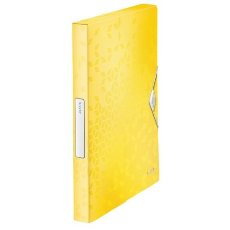 Pasta de Elásticos Leitz WOW 4629-01-16 A4 PP L30mm Amarelo Limão