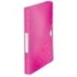 Pasta de Elásticos Leitz WOW 4629-01-23 A4 PP L30mm Rosa Metálico Pasta de Elásticos Leitz WOW 4629-01-23 A4 PP L30mm Rosa Metálico