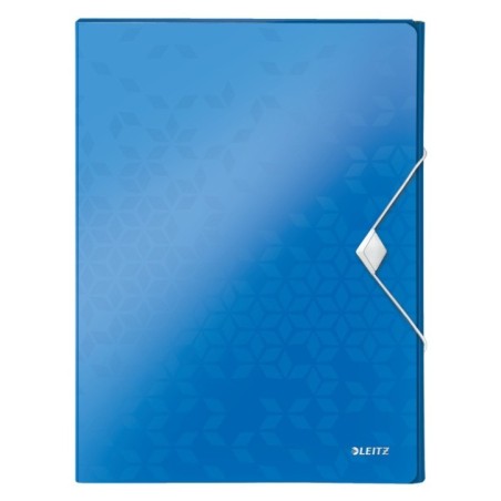 Pasta de Elásticos Leitz WOW 4629-01-36 A4 PP L30mm Azul Metálico