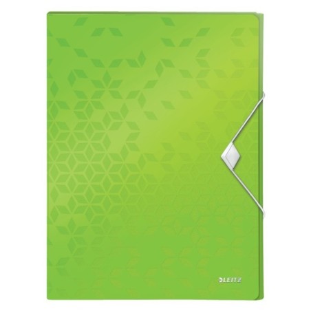 Pasta de Elásticos Leitz WOW 4629-01-54 A4 PP L30mm Verde Maçã