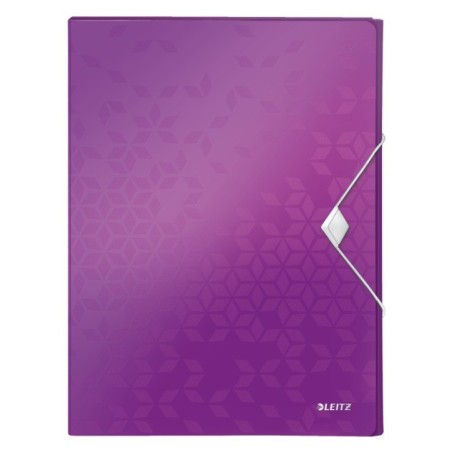 Pasta de Elásticos Leitz WOW 4629-01-62 A4 PP L30mm Violeta