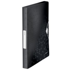 Pasta de Elásticos Leitz WOW 4629-01-95 A4 PP L30mm Preto