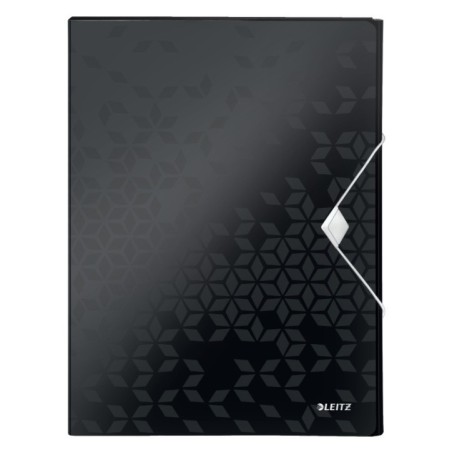 Pasta de Elásticos Leitz WOW 4629-01-95 A4 PP L30mm Preto