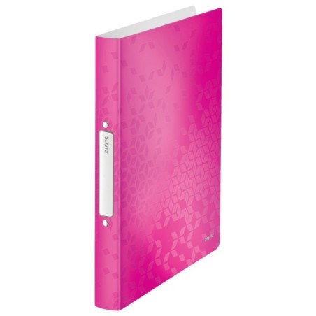 Dossier de Arquivo Leitz WOW 4257-02-23 A4 L32mm 2xRØ25mm PP Rosa