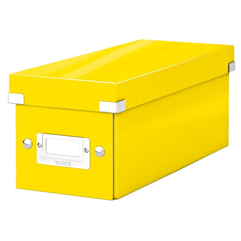 Caixa de Arrumação Leitz WOW Click & Store 6041-00-16 Amarelo Caixa de Arrumação Leitz WOW Click & Store 6041-00-16 Amarelo