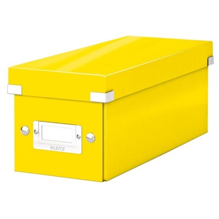Caixa de Arrumação Leitz WOW Click & Store 6041-00-16 Amarelo