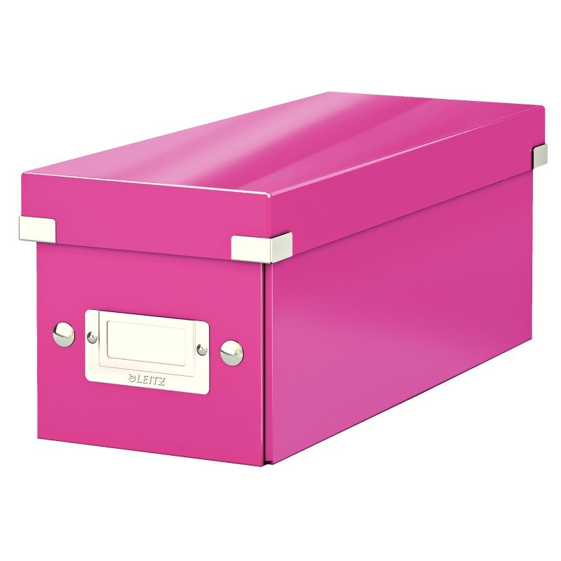 Caixa de Arrumação Leitz WOW Click & Store 6041-00-23 Rosa Caixa de Arrumação Leitz WOW Click & Store 6041-00-23 Rosa