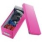 Caixa de Arrumação Leitz WOW Click & Store 6041-00-23 Rosa Caixa de Arrumação Leitz WOW Click & Store 6041-00-23 Rosa