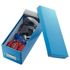 Caixa de Arrumação Leitz WOW Click & Store 6041-00-36 Azul