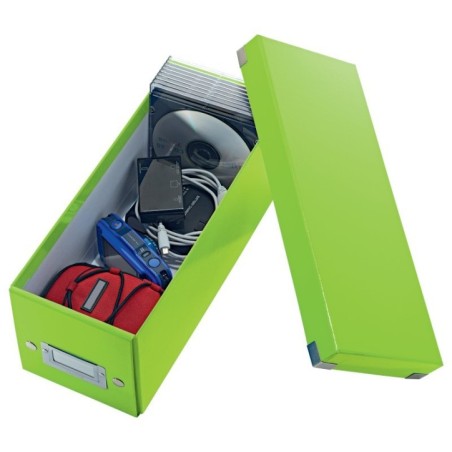 Caixa de Arrumação Leitz WOW Click & Store 6041-00-54 Verde