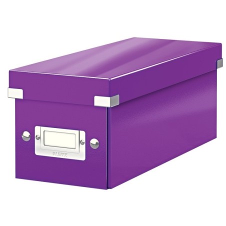 Caixa de Arrumação Leitz WOW Click & Store 6041-00-62 Violeta