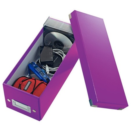 Caixa de Arrumação Leitz WOW Click & Store 6041-00-62 Violeta