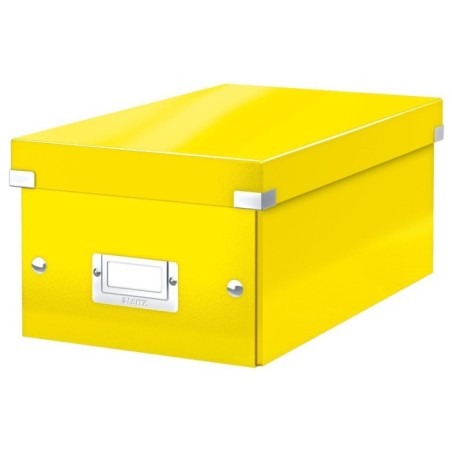 Caixa de Arrumação Leitz WOW Click & Store 6042-00-16 Amarelo