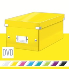 Caixa de Arrumação Leitz WOW Click & Store 6042-00-16 Amarelo