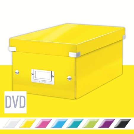 Caixa de Arrumação Leitz WOW Click & Store 6042-00-16 Amarelo