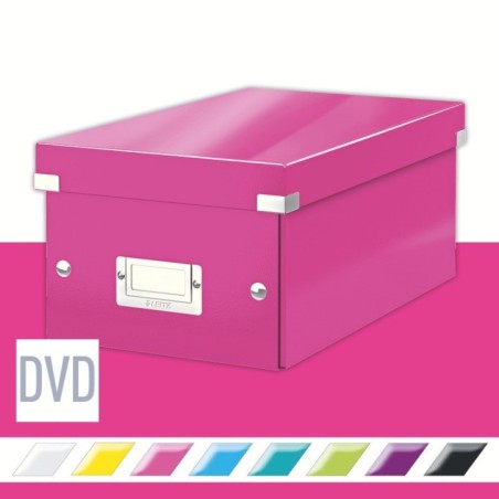 Caixa de Arrumação Leitz WOW Click & Store 6042-00-23 Rosa